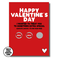 Lucky Dip Oral Scratch Valentine's Card